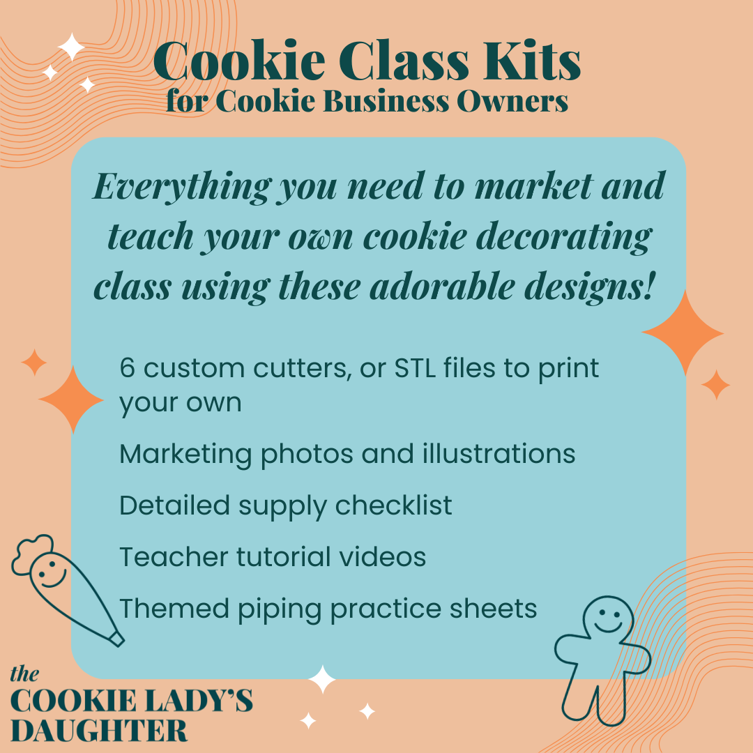 Cookie class kits for cookie business owners