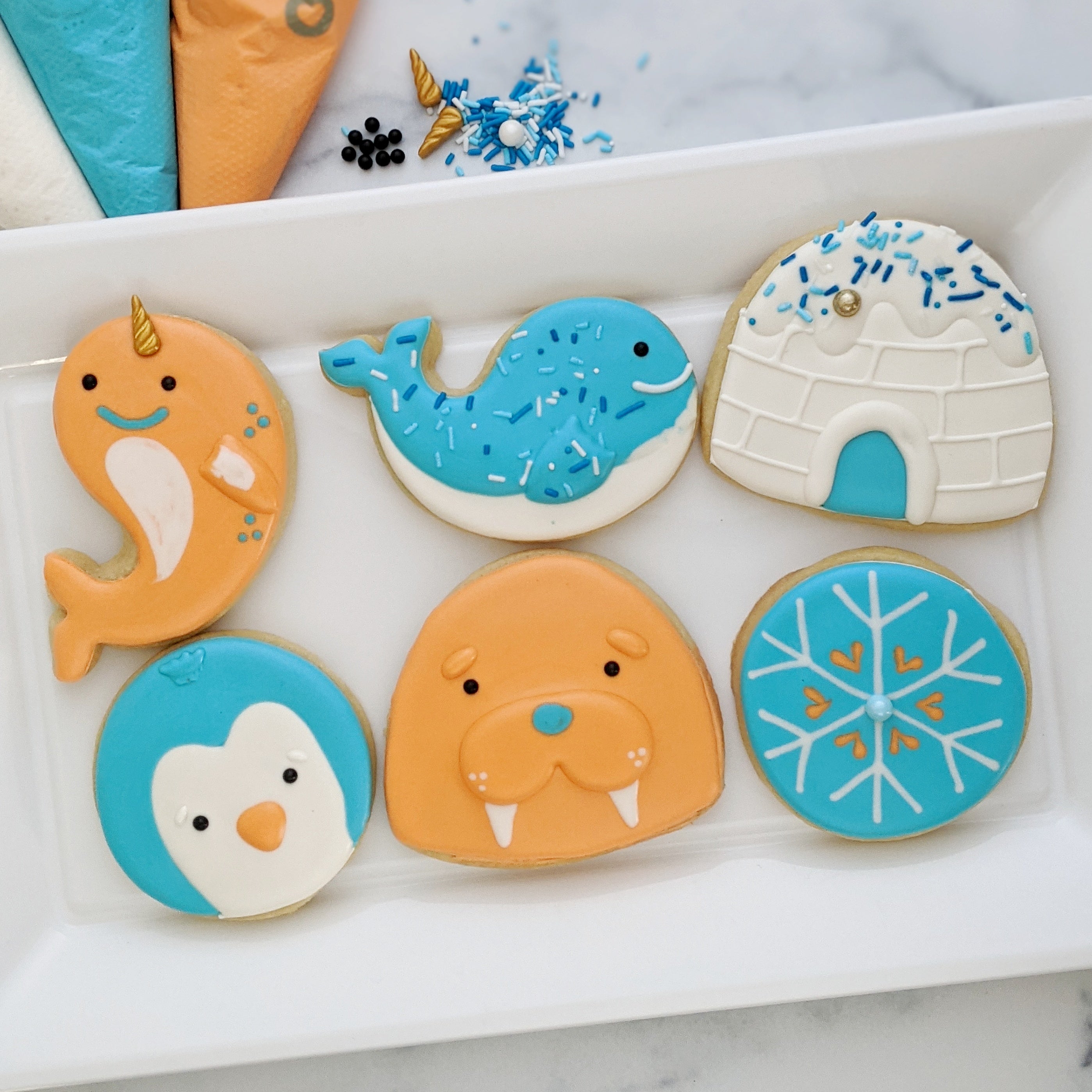 Arctic Creatures Cookie Decorating Kit