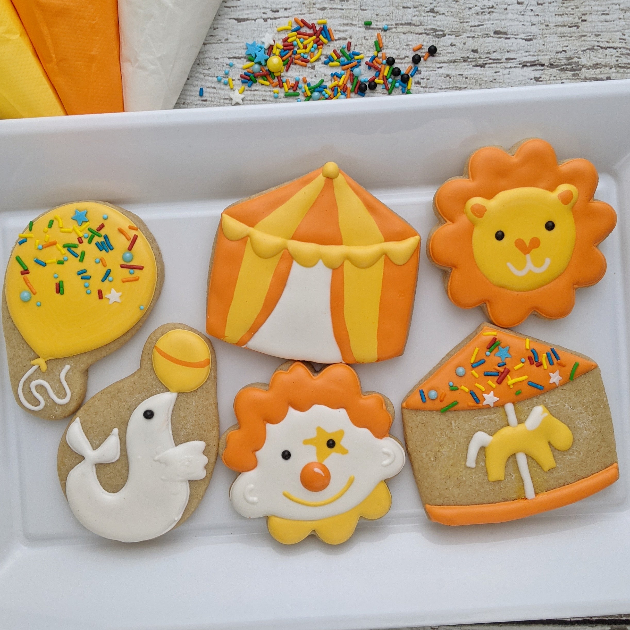 Circus Sugar Cookie Decorating Kit