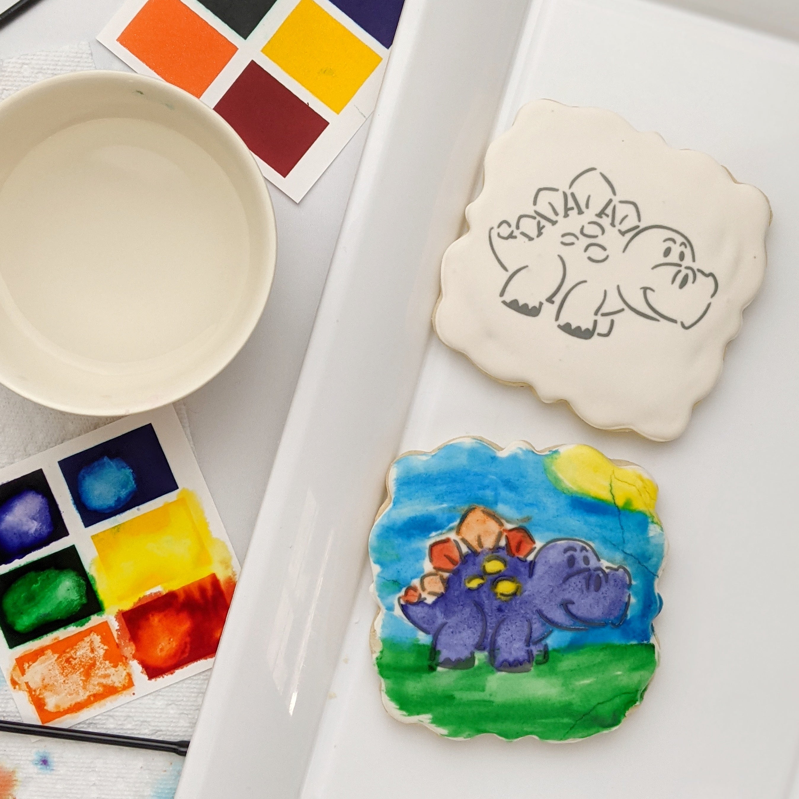 Dinosaur Paint Your Own Sugar Cookie Kit