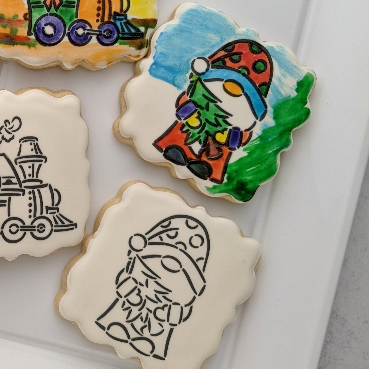 Gnome Paint Your Own Cookie Kit