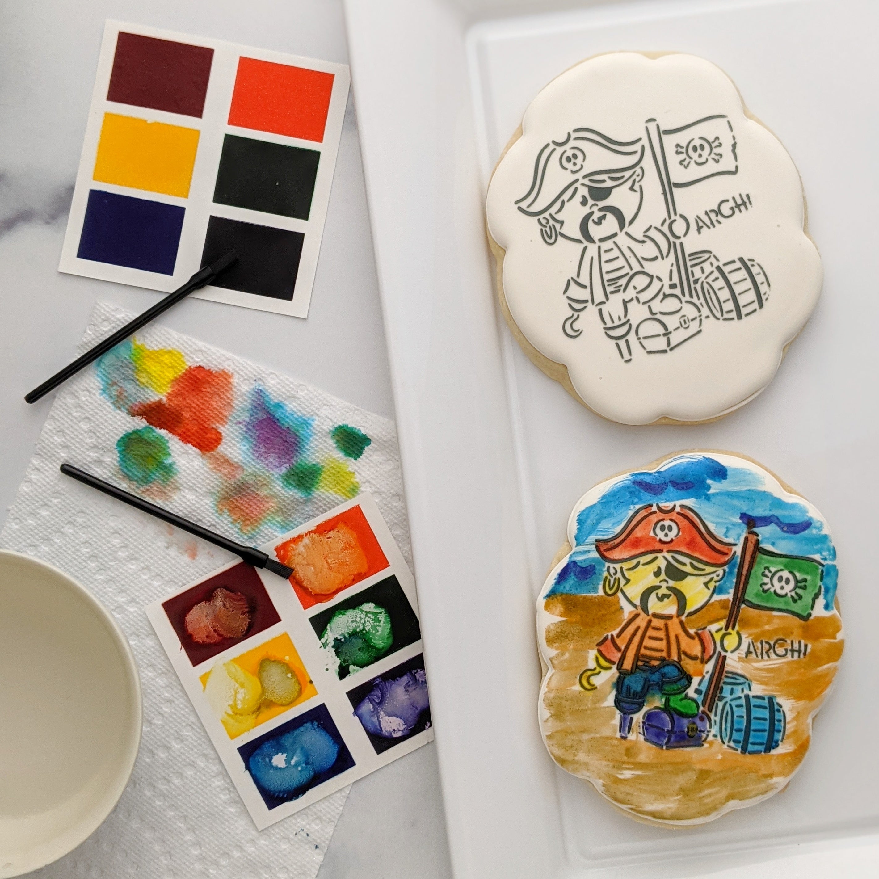 Pirate Paint Your Own Sugar Cookie Kit