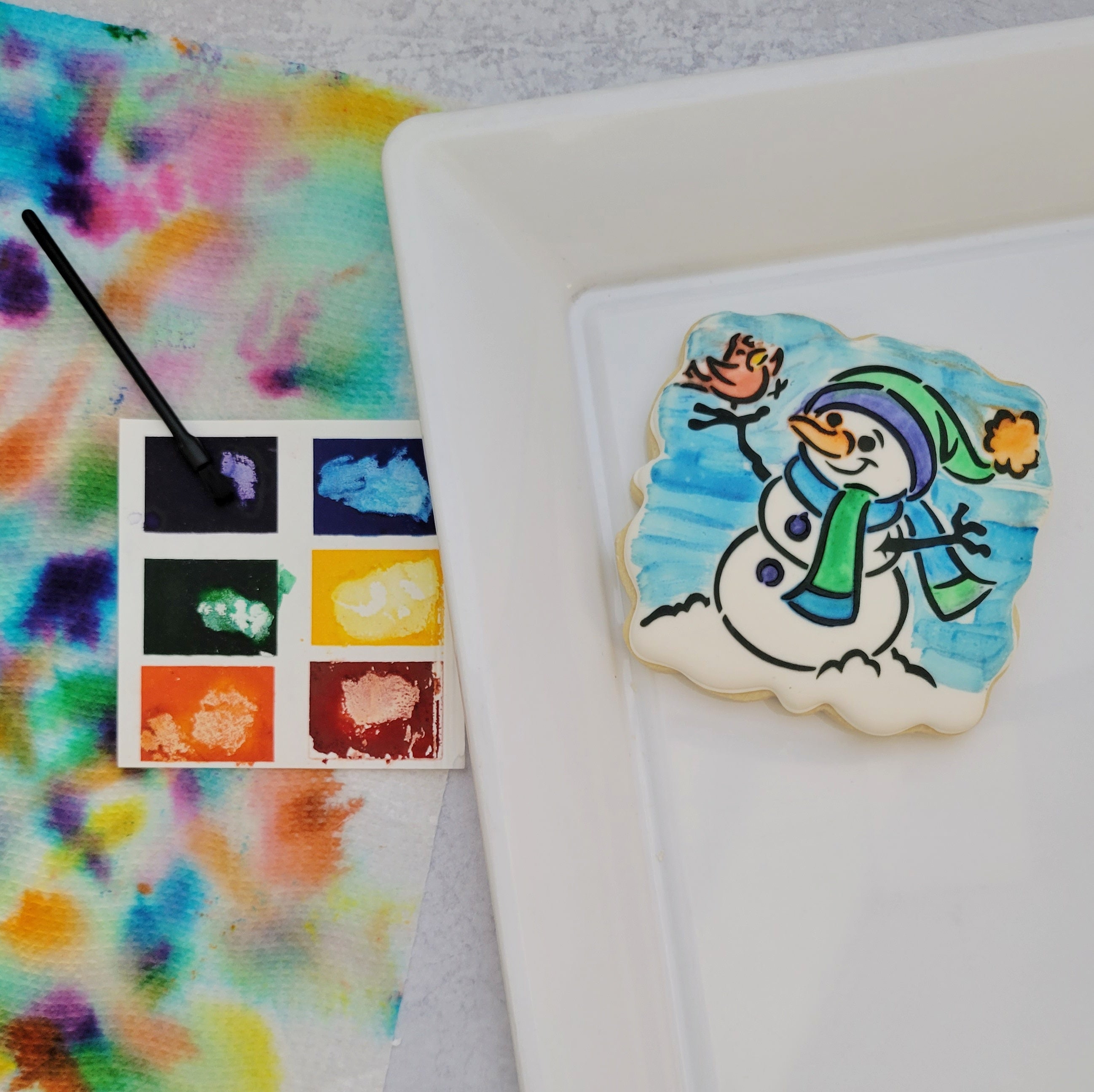 Snowman Paint Your Own Cookie Kit