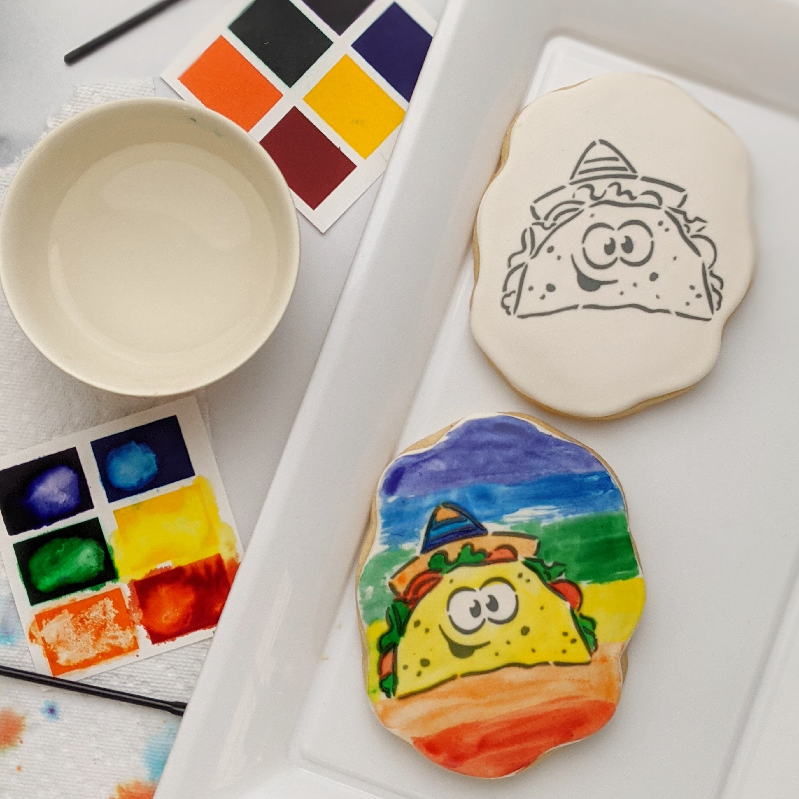 Taco Paint Your Own Sugar Cookie Kit