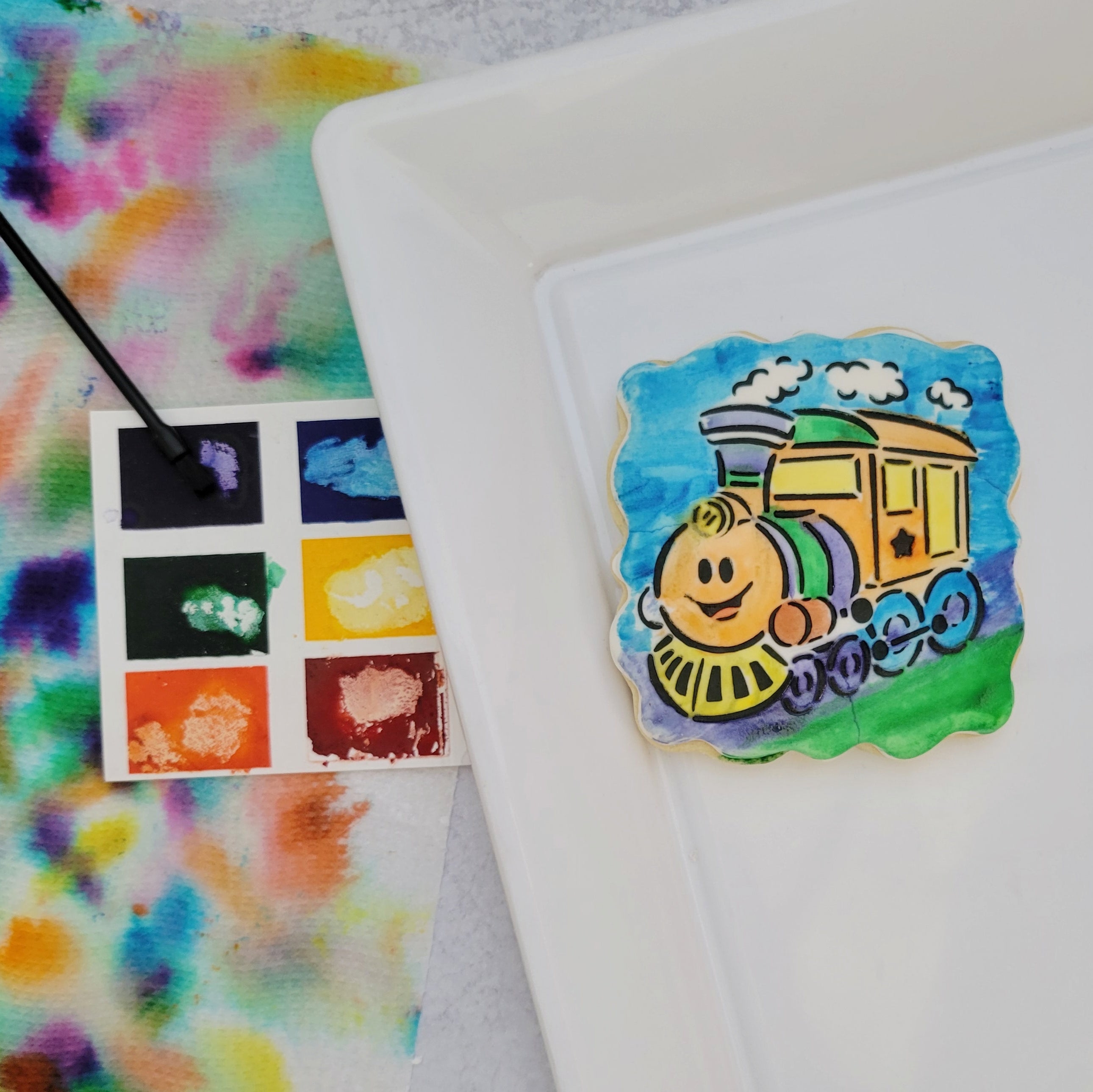 Train Paint Your Own Sugar Cookie Kit