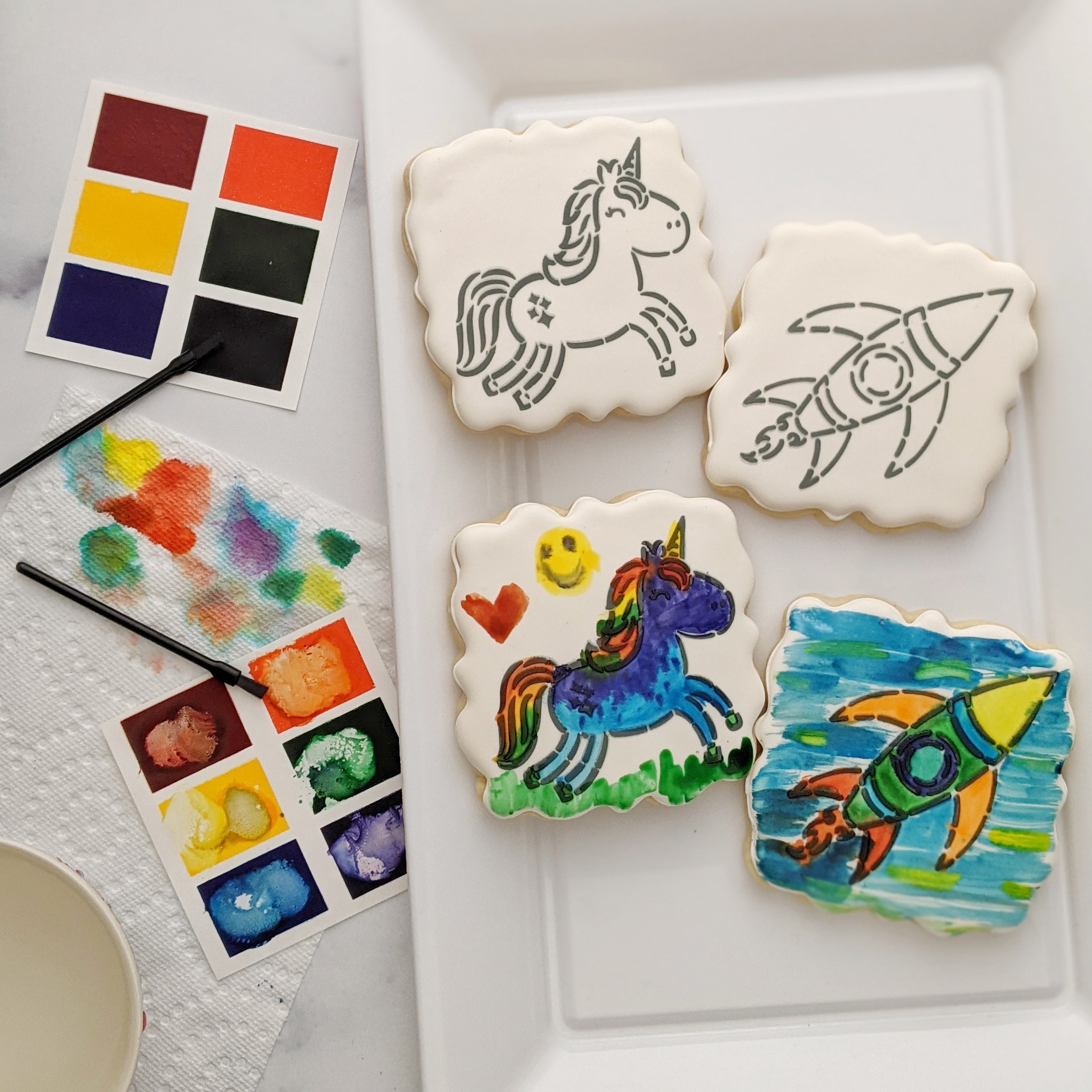 Paint your own sugar cookies kit