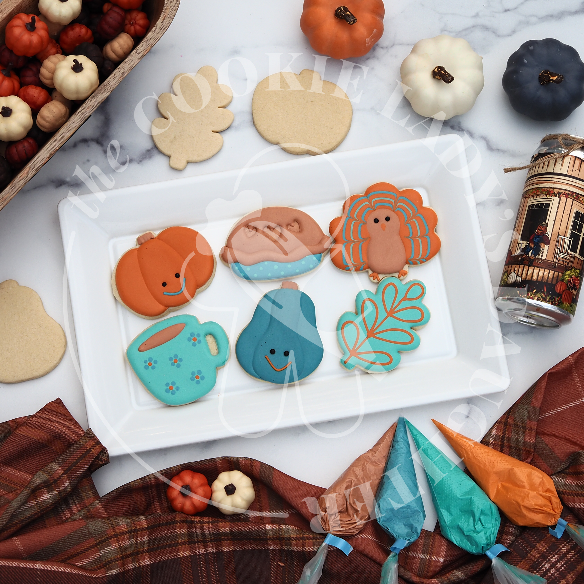 Thanksgiving Sugar Cookie Decorating Kits