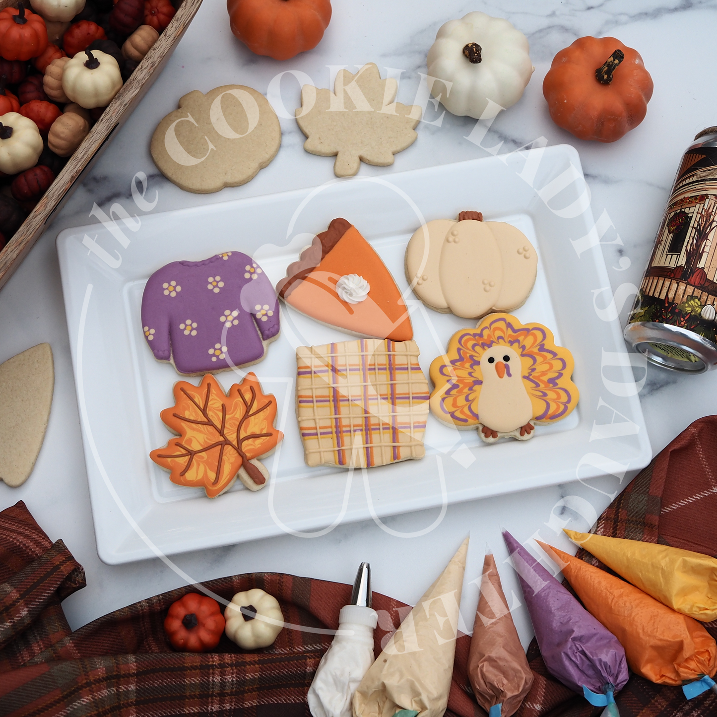 Thanksgiving Sugar Cookie Decorating Kit