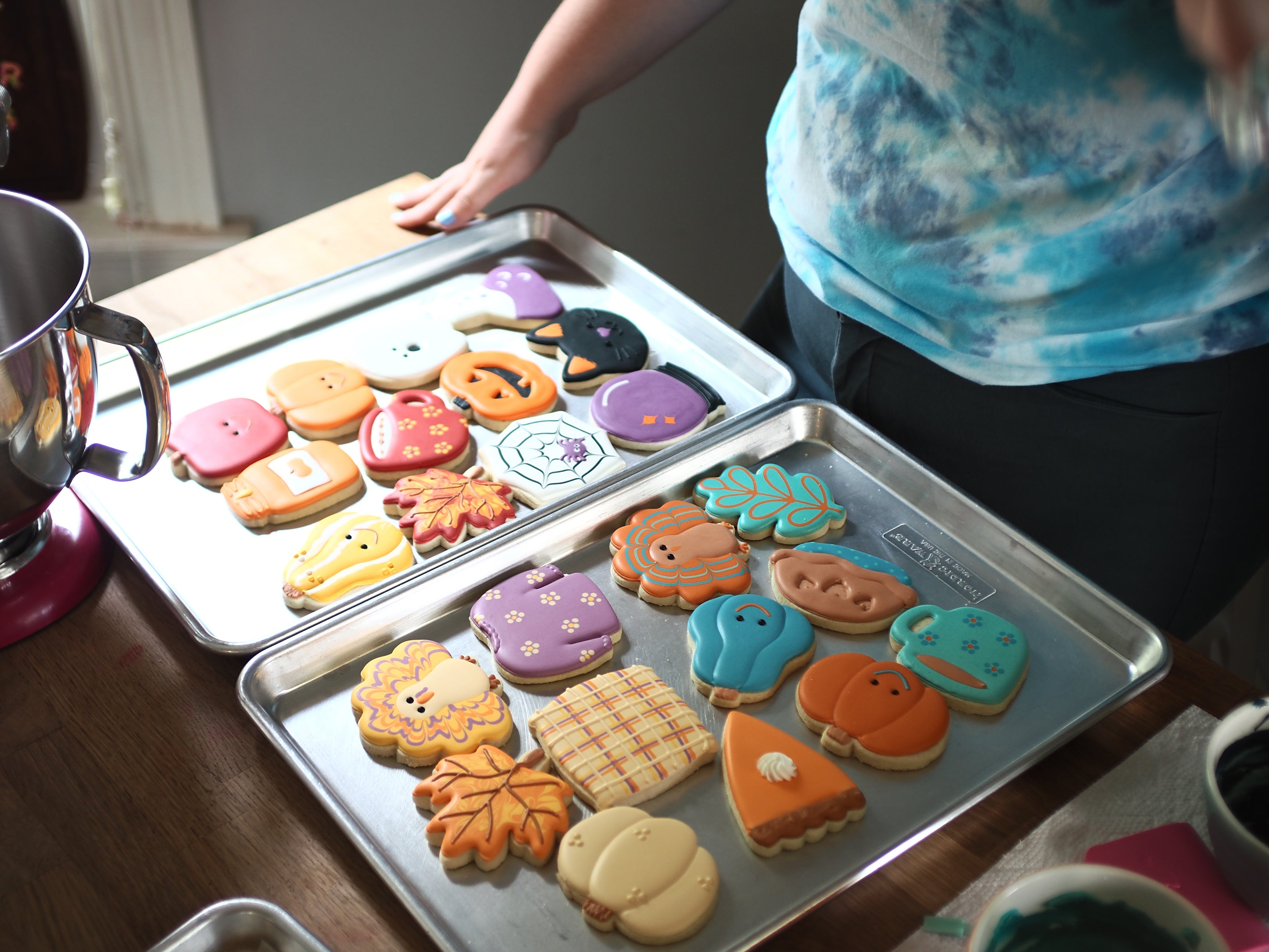 Decorated sugar cookies